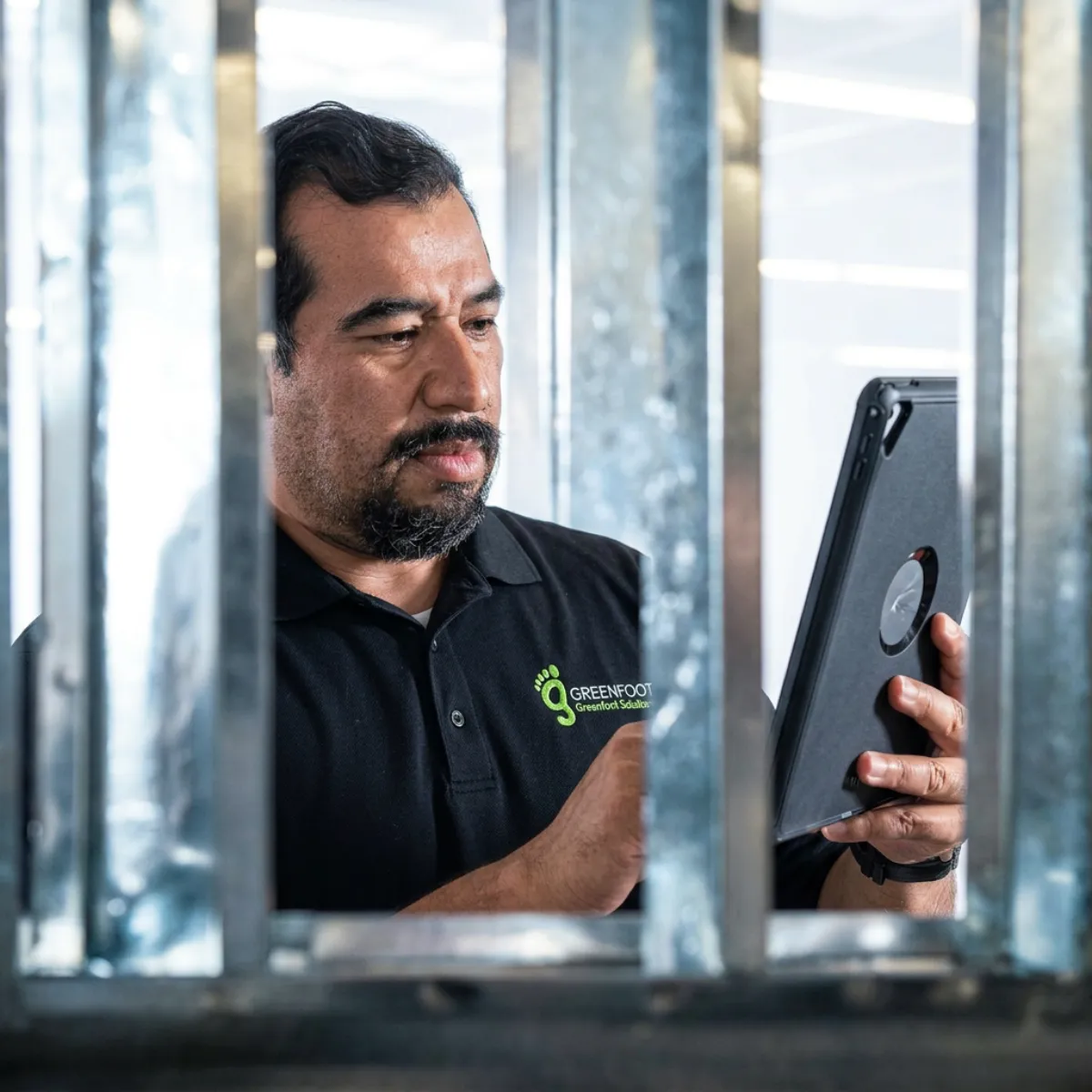 Greenfoot HVAC technician at work