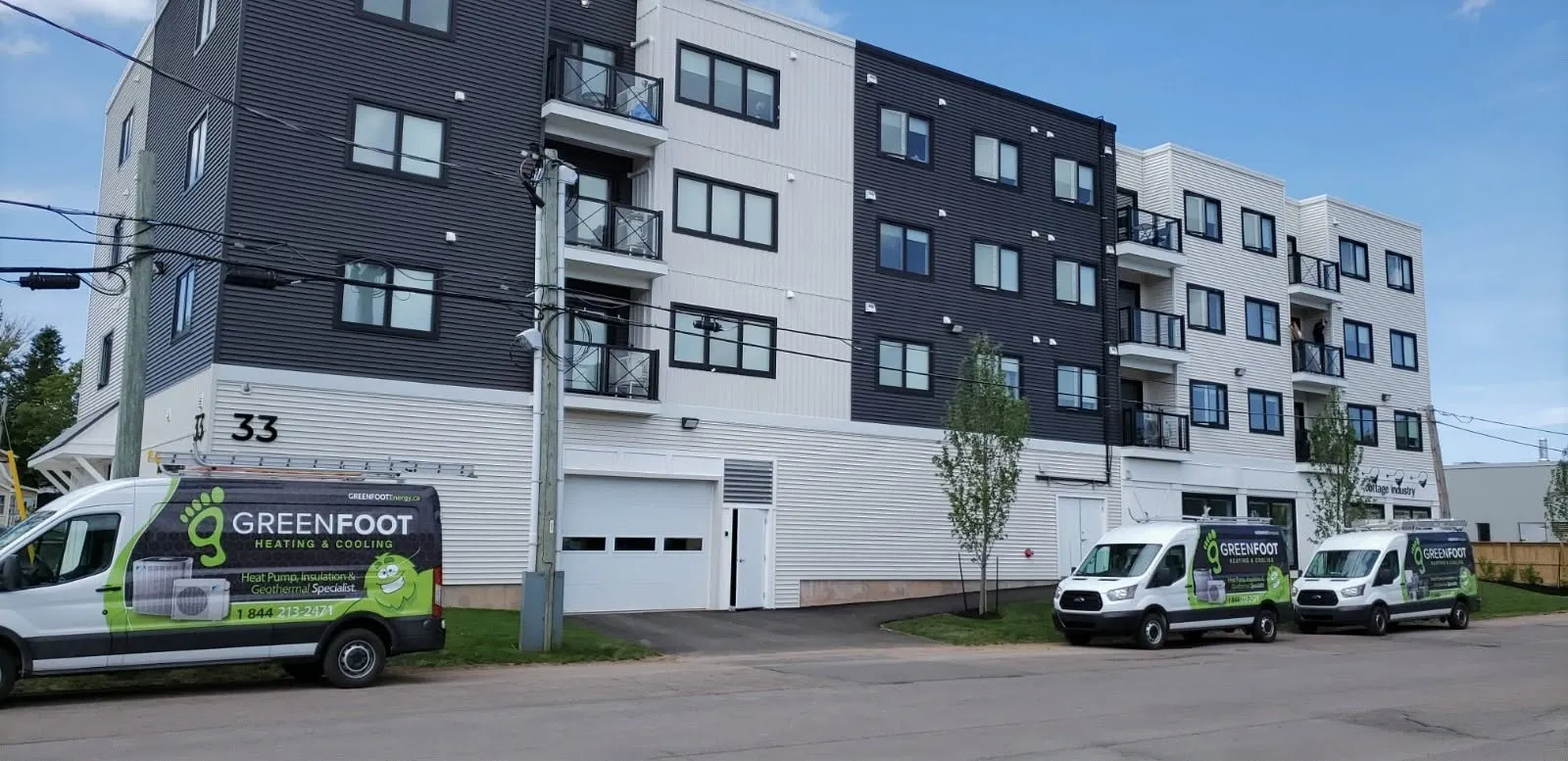 Modern multi-unit residential building