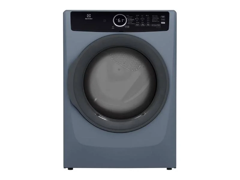 Electrolux front-loading electric dryer featured on the Urban Yeti appliance page