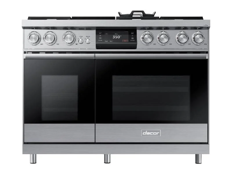 Dacor 48″ dual-fuel steam range, DOP48M96DPS
